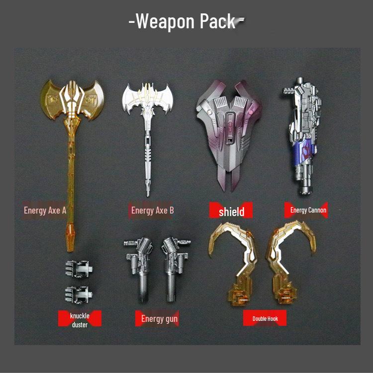 Baiwei TW-1122 Complete Winged Pillars and Vehicle Set - Movie Version with Circular Armory.