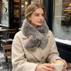 Cozy Neck Wrap for Travel Women Imitation Mink Fur Scarf, Thickened Soft Plush Winter Warm Scarf Warmer, Cold Weather Elegant Shawl Accessory