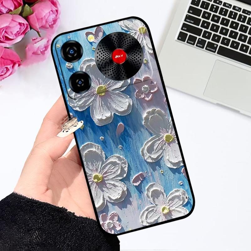 Etui Do Telefonu Nubia Music 2 Pokrowiec Music2 4G Miękki Silikon TPU Coque Shell Dla ZTE nubia Music Zderzak Fundas Etui Malowane Kolorowo