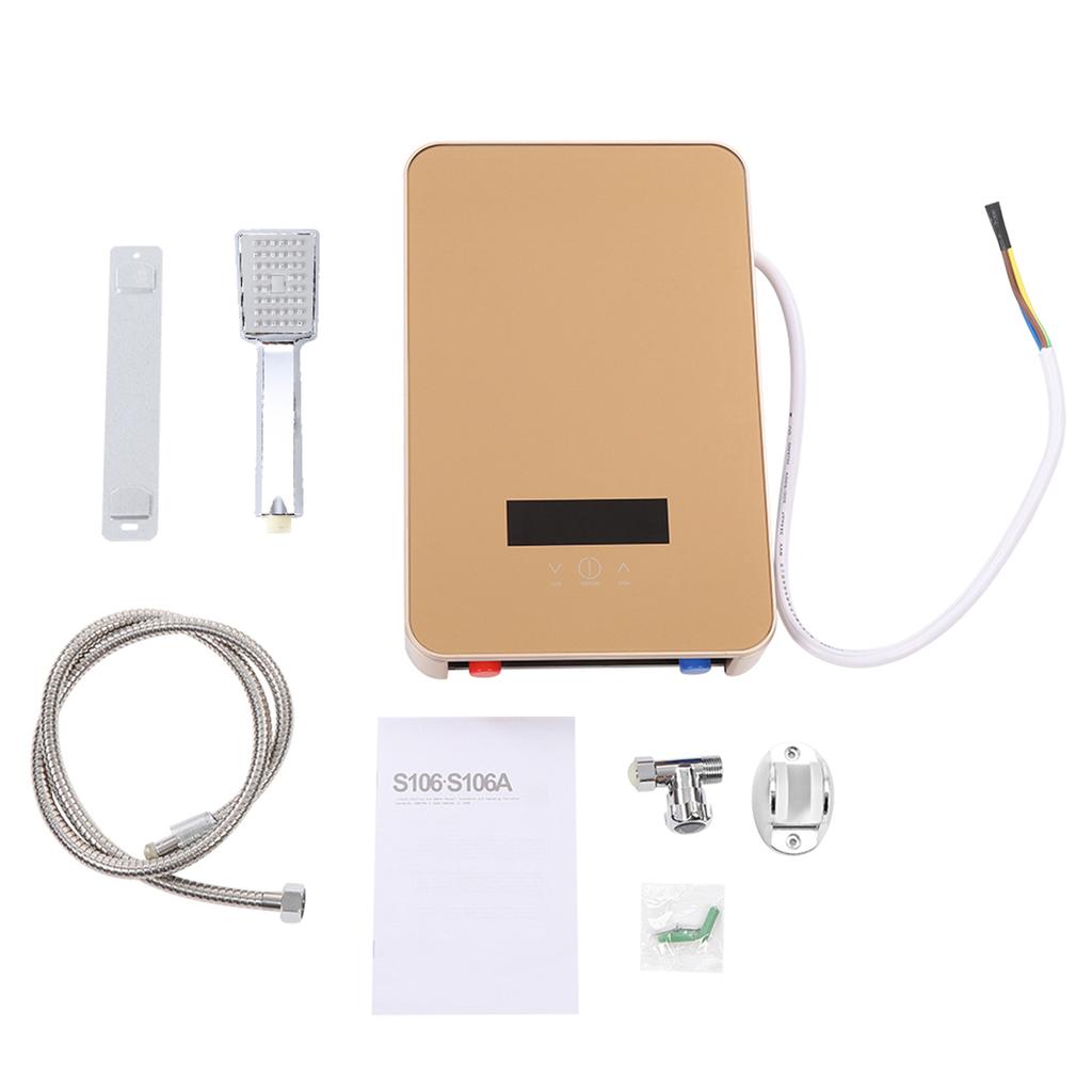 220V 8500W Tankless Instant Electric Hot Water Heater Shower for Home Bathroom