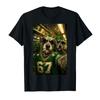 Irish Wolfhound Selfie St. Patrick's Day Funny Hip Hop 67 T-shirt For Men Women 100% Cotton T Shirts Short Sleeve Tops 0212-1...