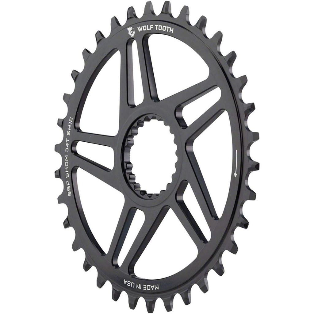 Wolf Tooth Direct Mount Shimano Boost Chainring for Shimano 12 spd 30T Chainring