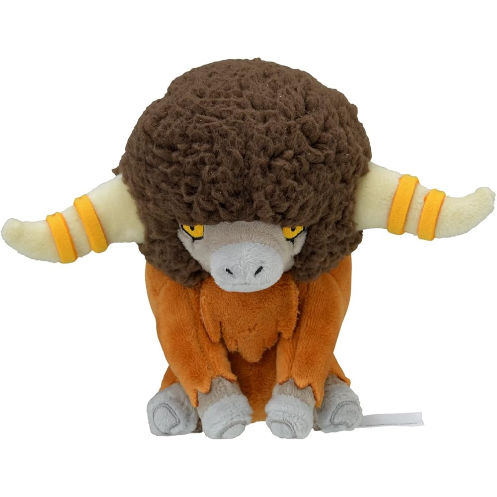 Pokmon Center Original Pokmon Fit Bouffalant Plush Toy 13x15.5x13 cm