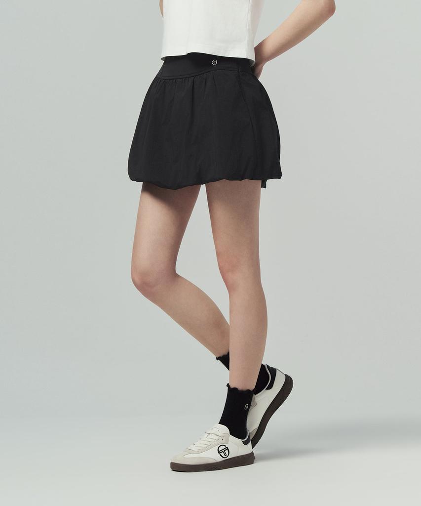 SERGIO TACCHINI W Light Stretch Balloon Skirt (Black)