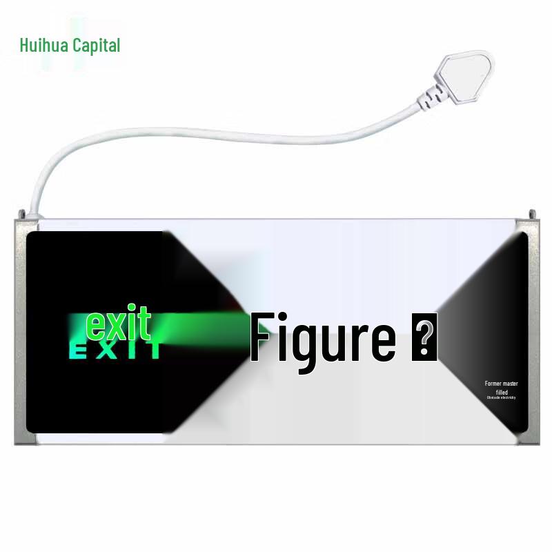 Plug-in LED Emergency Exit and Evacuation Sign