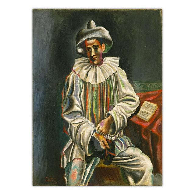 Giclee Print Picasso Abstract Hanging Painting The Old Blind Guitarist Wall Pictures for Living Room Surreal Wall Art Picasso