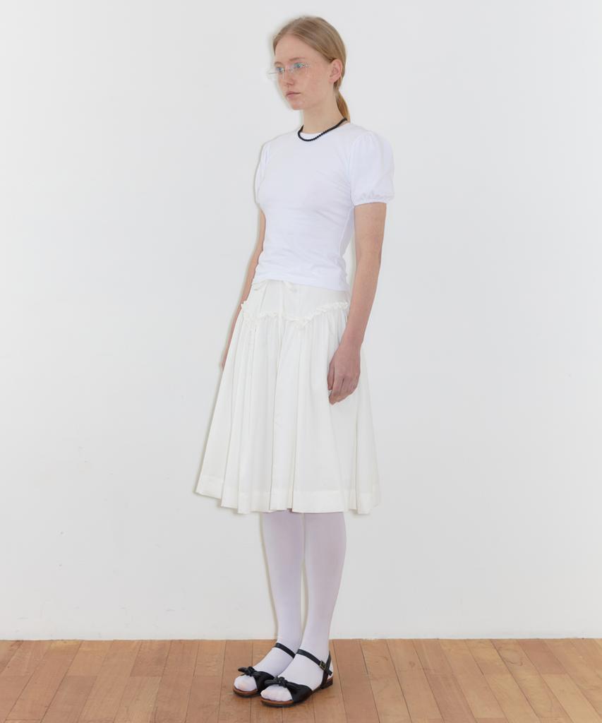 SINOON Basic Puff T-Shirts (White)
