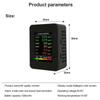 6-in-1 Air Quality Monitor: Formaldehyde, PM2.5, CO2, TVOC Detection