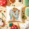 Cute Cartoon Bear Animal Letter Cushion Cover Plush Fabric Soft DoubleSided Printed Sofa Warm Winter Home Gift Pillow Cover