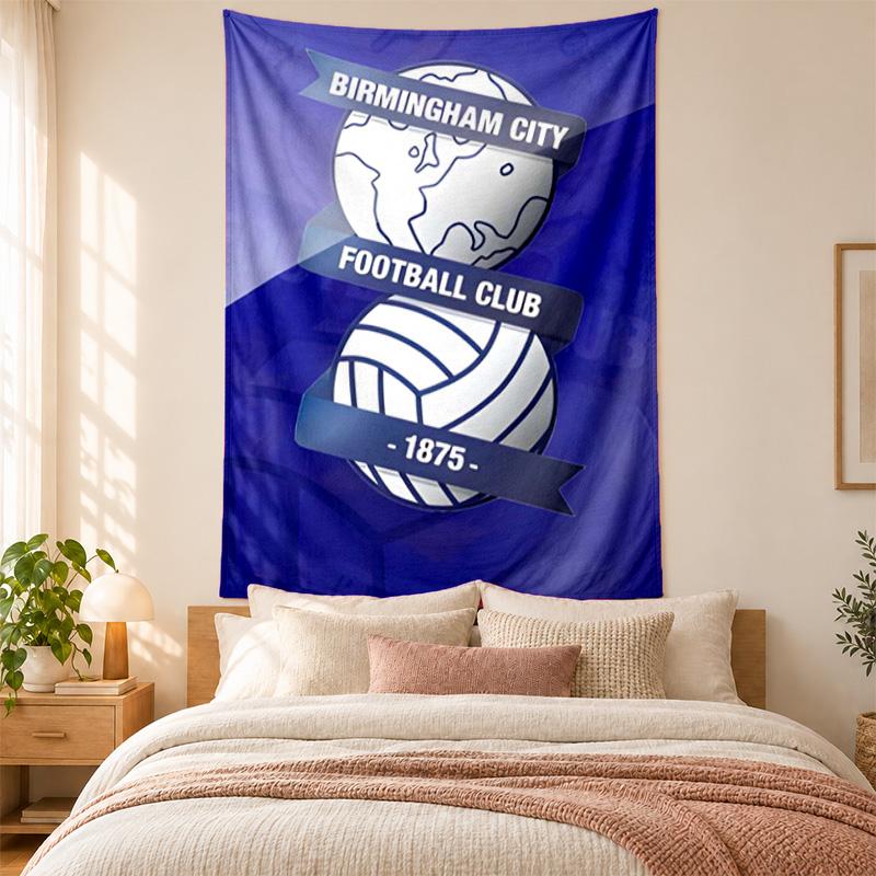 Birmingham City FC Tapestry Highquality for Decorating Living Room Bedroom Dorm Walls Ideal As Bedroom Wallart Orholiday Gift
