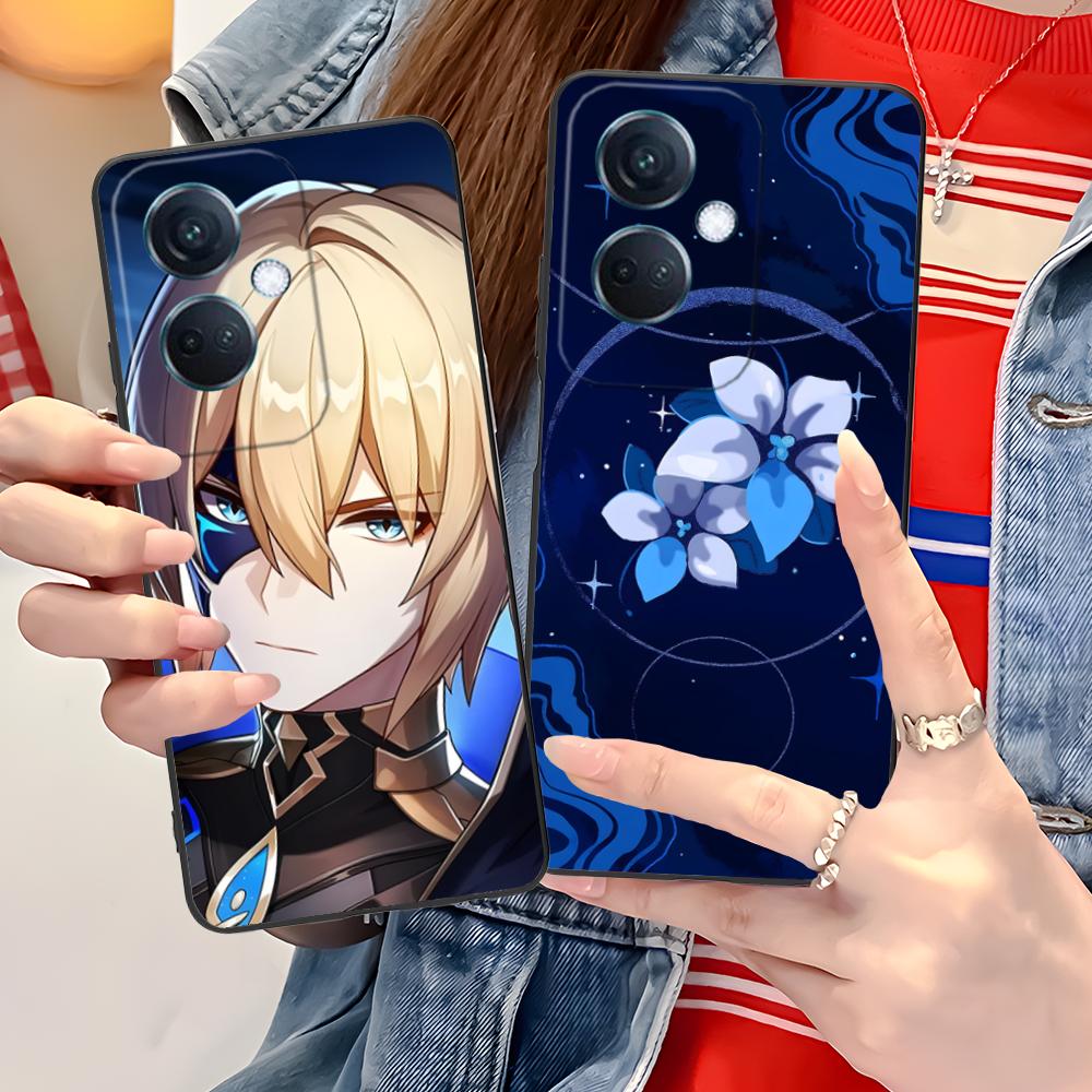 Game GI Dainsleif Phone Case for OPPO Find X9 X8 X7 X6 X5 X3 X2 Plus s Pro Ultra Lite Soft TPU Shockproof Cover
