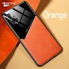 A51 Case PU Leather Car Magnetic Hard PC Cover For Samsung Galaxy A71 A51 A32 A52 A72 A52s M52 Shockproof Phone Cases