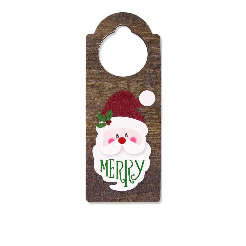 

Hanging Christmas Doorknob Hanger Snowman Christmas Decorations Christmas Pendant Fireplaces B