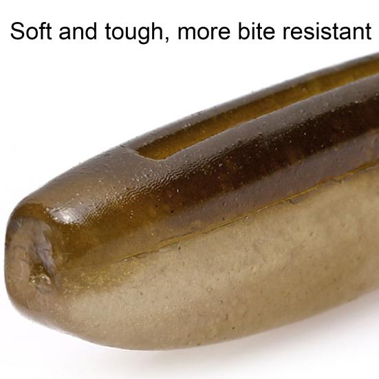 20 buc. 5,5 cm momeală artificială moale din silicon fals luminoasă Wobbler pește momeală pentru înot