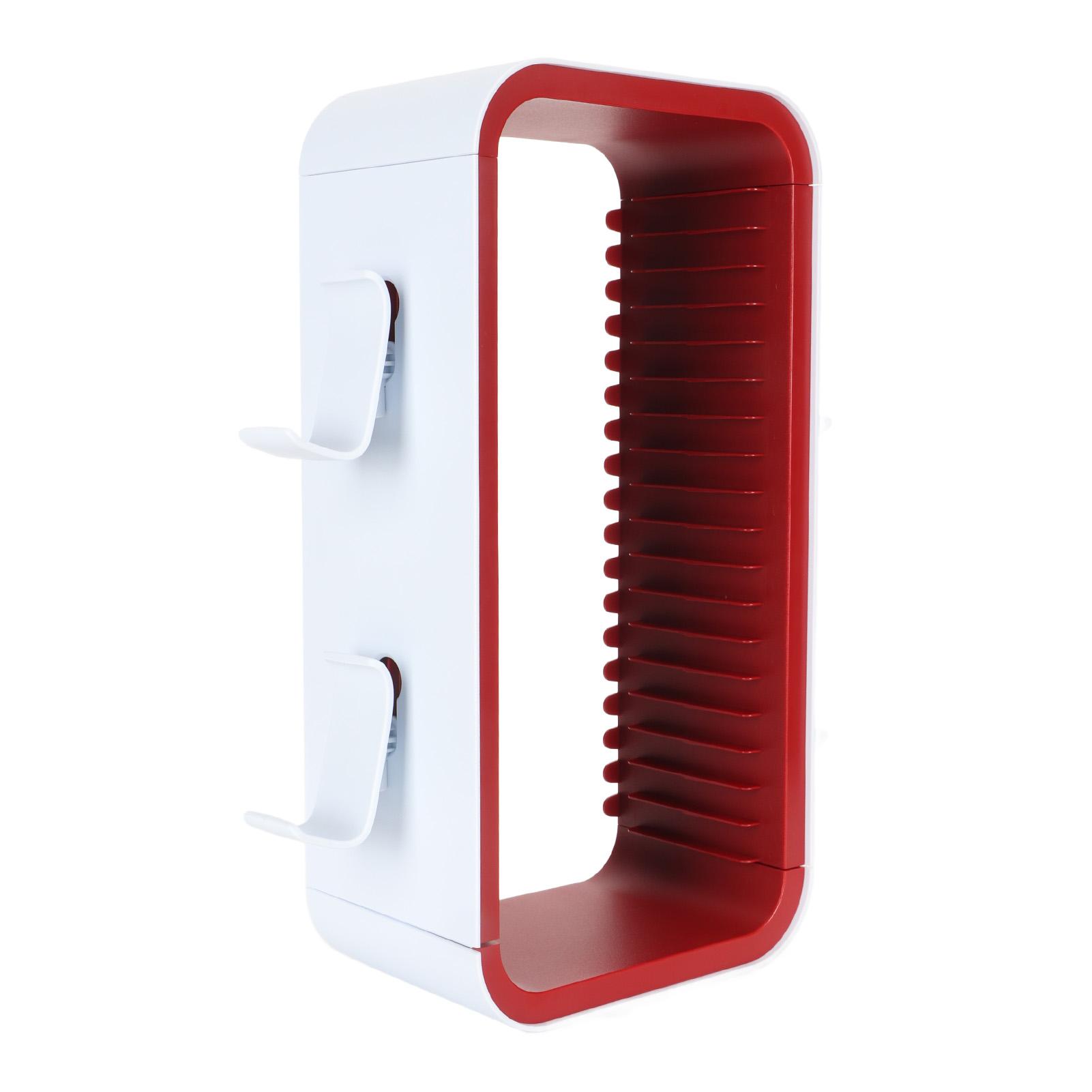 

Башня для игровых дисков 18 слотов Универсальная компактная стойка для хранения игровых дисков с крючками для PS для XBOX