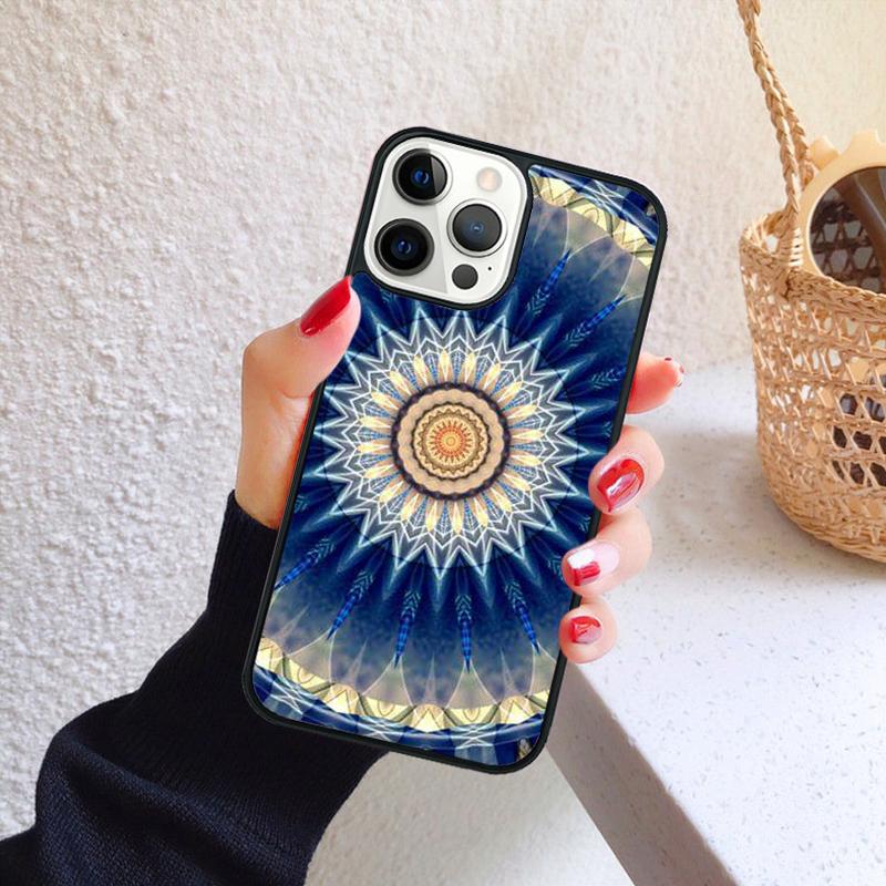 Mandala Flower Back Phone Case for iPhone 17 Air 16 PRO MAX 15 14 PLUS 12 11 13 Back Cover Fundas Shell Coque