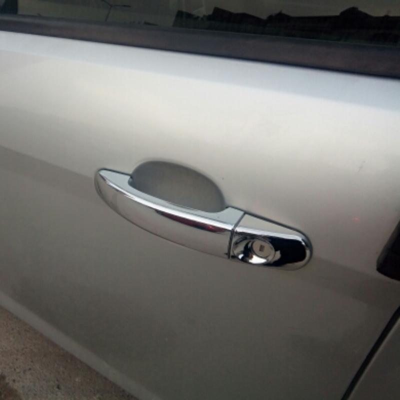 ABS Krom Araba Kapı Kolu Kapak Trim Etiket Ford Focus 2 için Fit MK2 II Odak 3 için MK3 III 4 MK4 C-Max Kuga