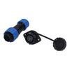 SP16 Flange Waterproof Aviation Plug Socket IP68 Male and Female Butt Joints Flange Waterproof Connector