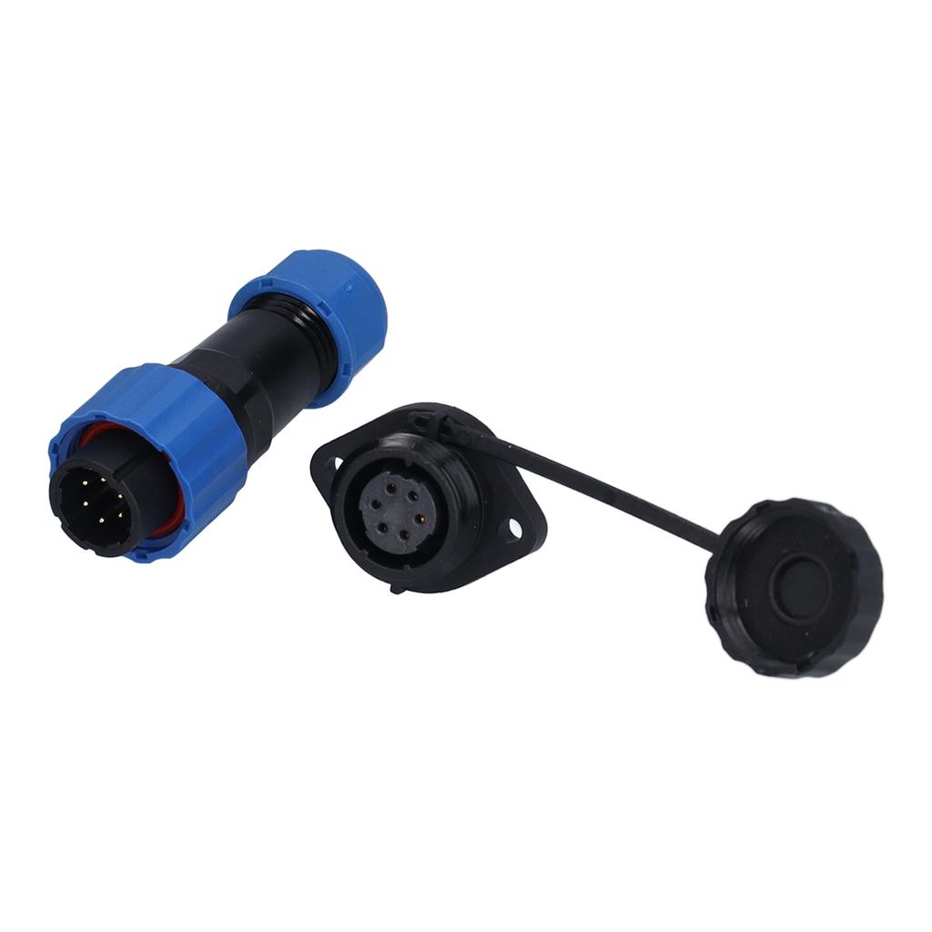 SP16 Flange Waterproof Aviation Plug Socket IP68 Male and Female Butt Joints Flange Waterproof Connector