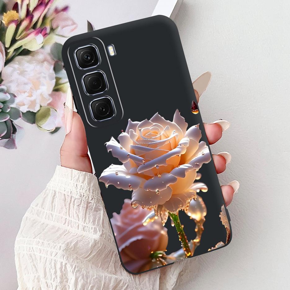 Hülle für Infinix Hot 50 Pro Plus X6880, niedliches Koi-Motiv, weiche TPU-Handyhülle für Infinix Hot 50, Hot50 Pro 4G X6881 und X6882