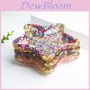Crystal Gemstone Star Shape Storage Box With Geometric Design For Home Decor And Gifts