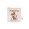 Stationery Snoopy Goods Clear Flat S2337428 Sun-Star Pouch, Material, Square, Brown,