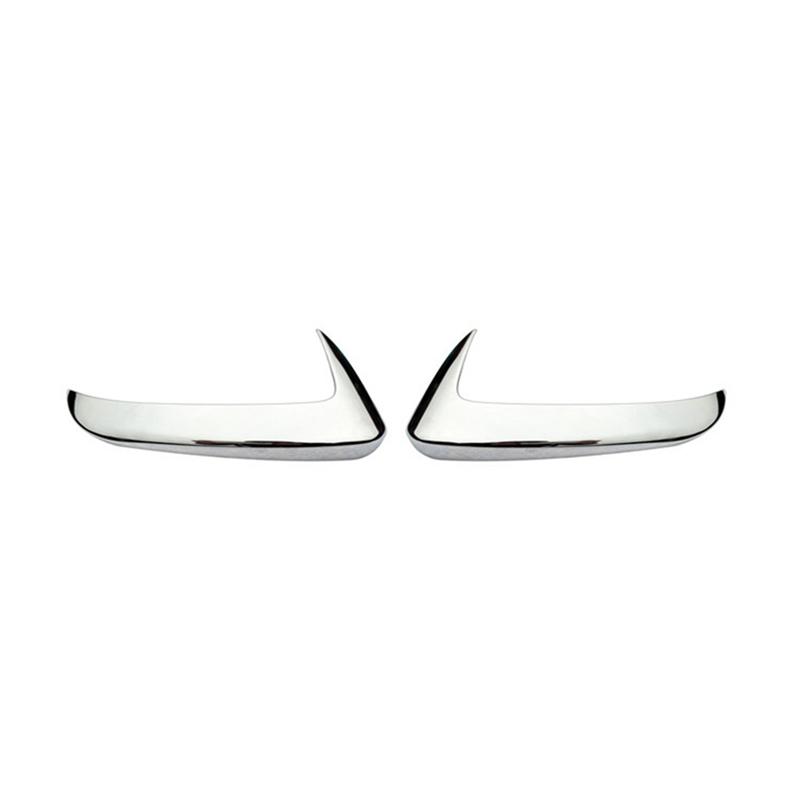 Chrome Side Rearview Mirror Strip Cover Trims Sticker For Toyota Noah Voxy 90 Series 2022 Silver ABS 2 PCS