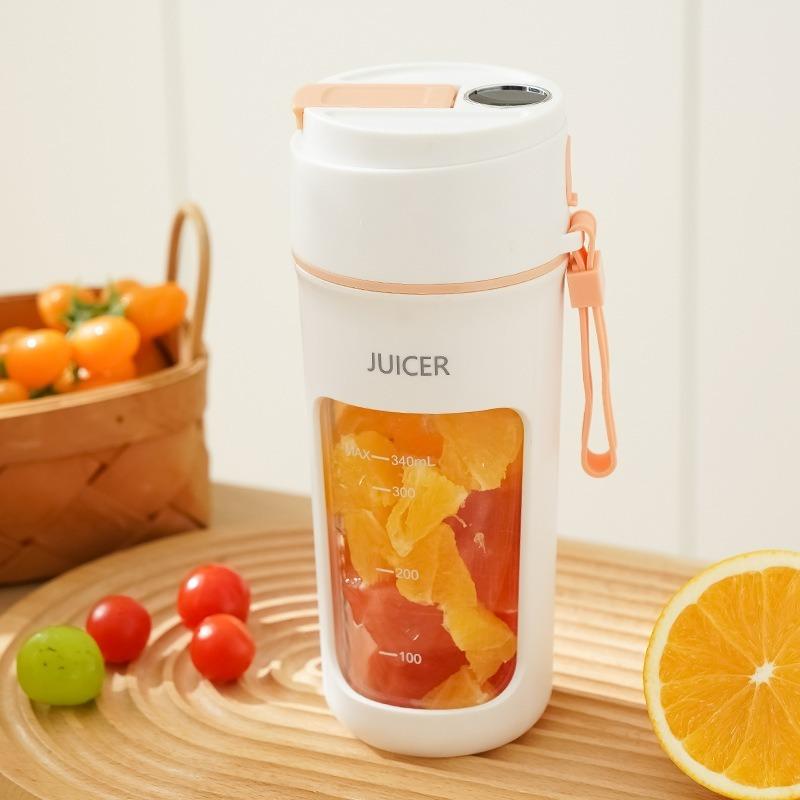 Digital Display New Juicer Home Small Portable Fruit Blender Cup Outdoor Multifunction Electric Smoothie Maker