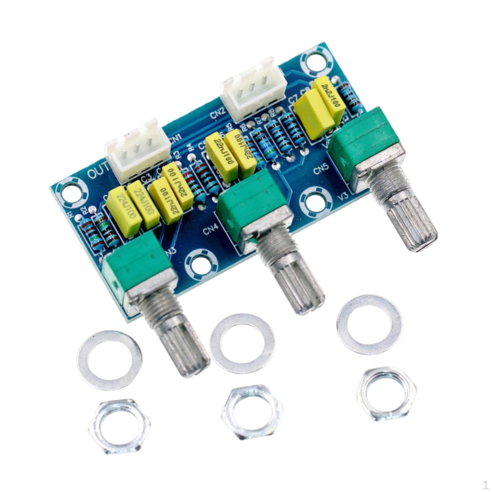 

Плата передпідсилювача 2-канальна Регулювання високих і низьких частот Xh2.54 3P Професійний модуль