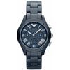 Valente Medium Blue Ceramic/Blue Men's Chrono Quartz Watch AR1470