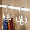 3Pcs Multi-functional Rotating Hook | Plastic Multi-purpose Hook for Hanging Bags, Kitchen, Travel, Home Storage