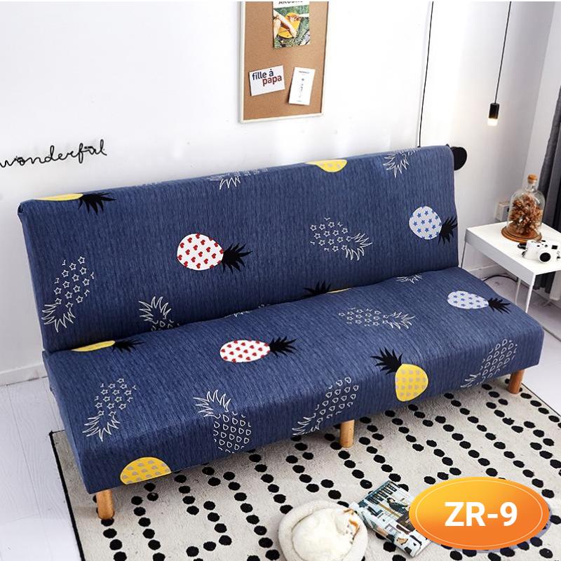 Sofa-Bettbezug ohne Armlehne, klappbarer Sofabezug, elastische Sofabezüge für Wohnzimmer, Couchbezüge für Sofas