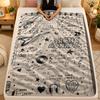 Flannel BlanketArctic Monkeys Warm Soft Throw Blanket for Indoor Sofa Bed Living Room Use