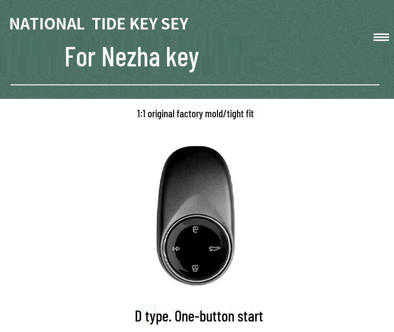 Nezha Key Case: Premium Suede Wrap for UPro New Energy Car Key