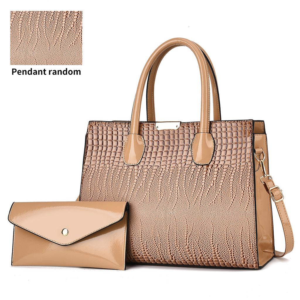 Women's bag quality durable mother and child bag handbag foreign trade shoulder bag classic stone pattern bags