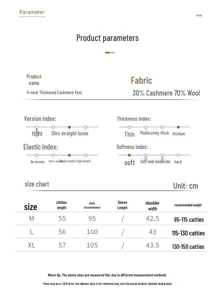 Fanzhen Women's Cashmere Blend Sleeveless V-Neck Knit Vest