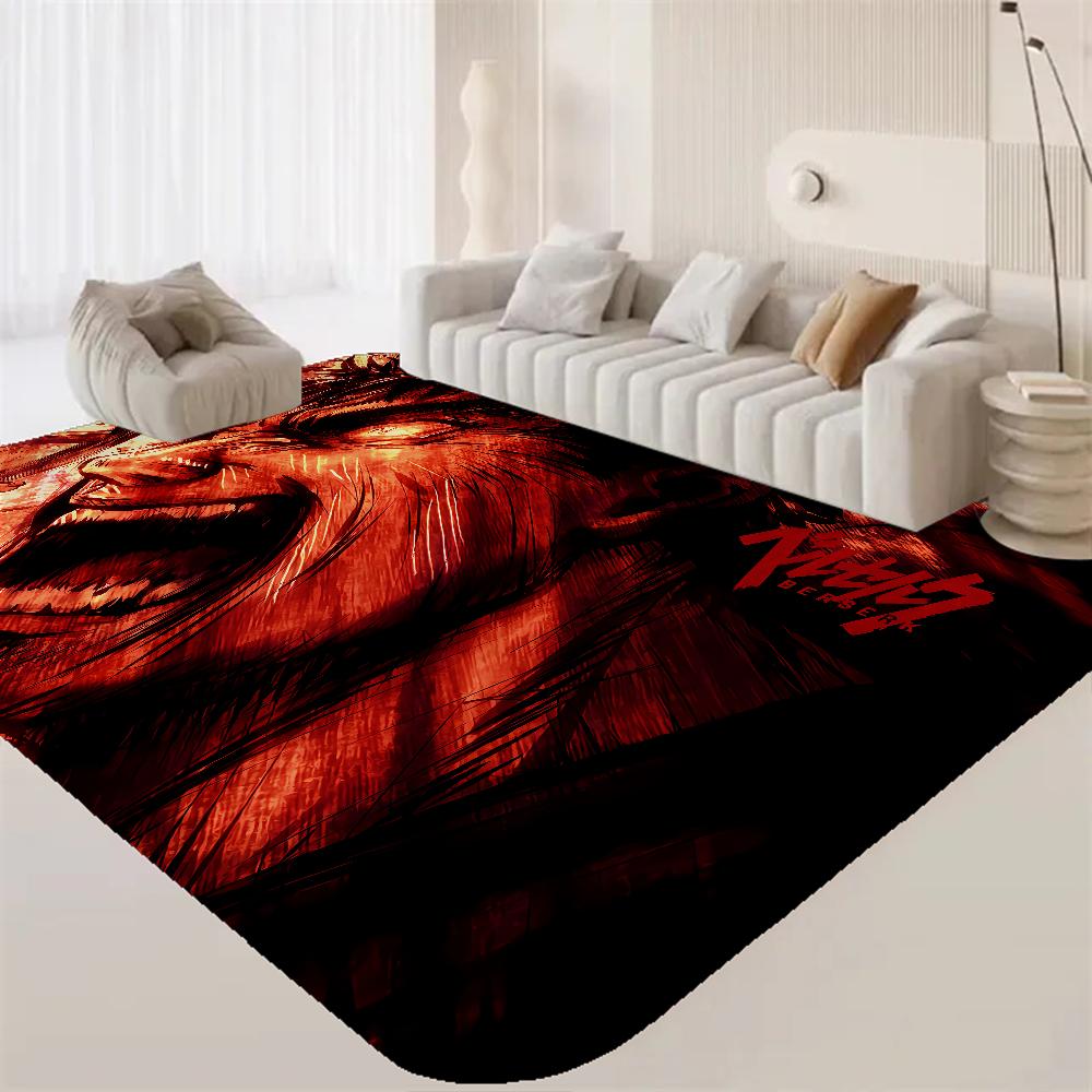 Berserk Guts Hallway Carpet Retro Multiple Choice Living Room Kitchen Rug Non-Slip Welcome Rug
