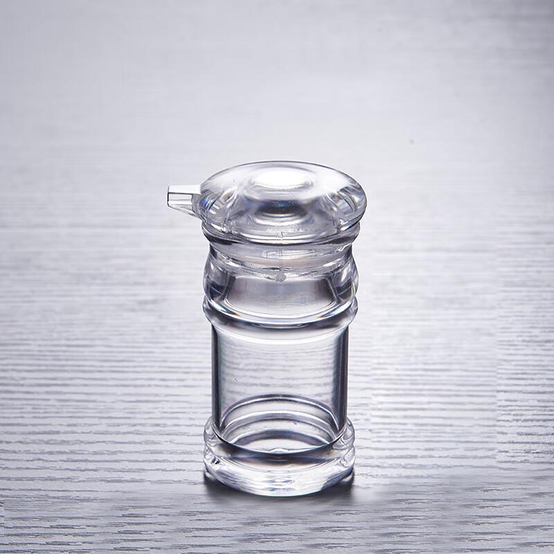 Homeglen Extra Small Acrylic Vinegar & Condiment Bottles, 4-Pack