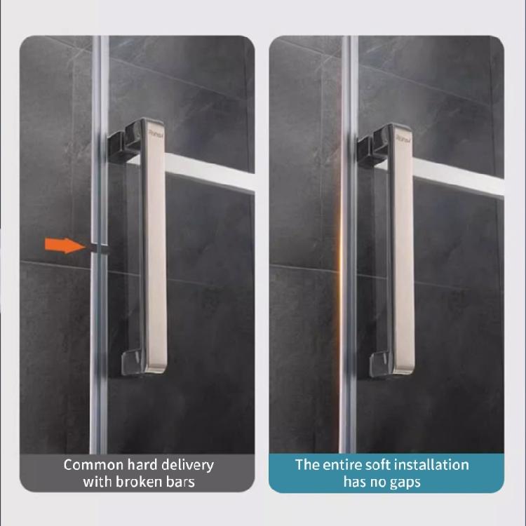 Silikonmaterialien Dichtungsstreifen Zubehör für Duschwand Bieten Lange Nutzungsdauer Haltbarkeit und Einfache Installation