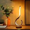 1 Stück Moderne Kreative Elegante Weiße Schreibtischlampe, USB-Stromversorgung - Drei Beleuchtungsmodi, Geeignet für Schlafzimmer und Arbeitszimmer