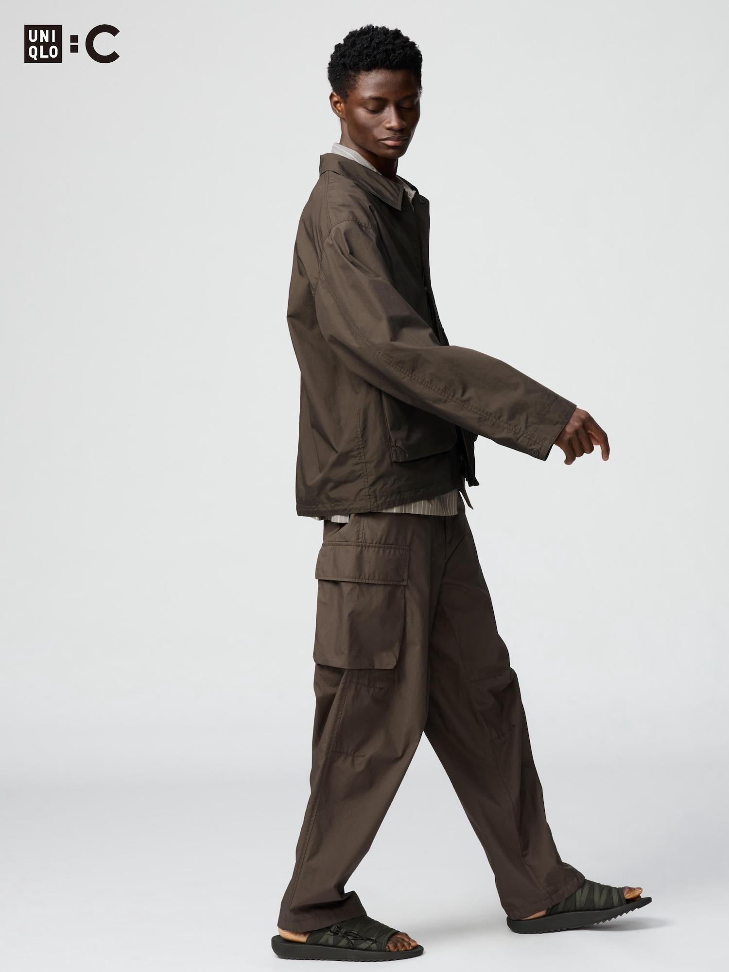 

Широкие брюки-карго Uniqlo Japan 38 DARK BROWN/XS