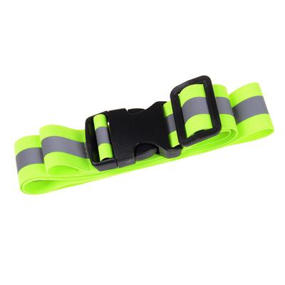 Reflective Belt High Visibility Adjustable Elastic Reflective Safety Belt for Night Running Jogging Biking Walking Cycling Riding