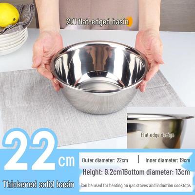 Zhaoran 304 Edelstahl Rührschüssel