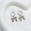 4Pairs Heart and Butterfly Earrings Stylish Drop Earrings Earwear for Women Girl