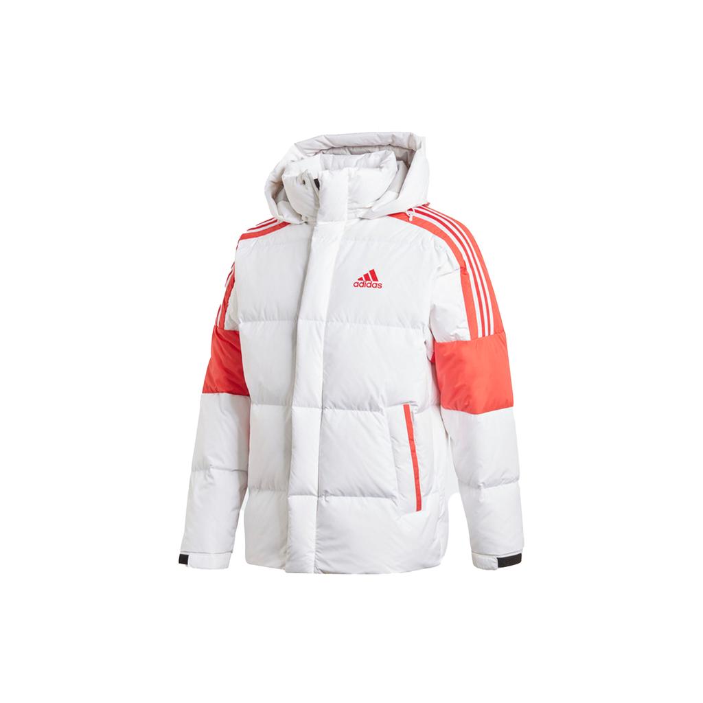 Adidas Warm Outdoor Sports Fitted Down Jacket Men Outerwear White GF0106