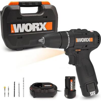 Impact Driver Brushless with and Charger Akku-Schlagbohrmaschine WX121 12V 38Nm - Battery