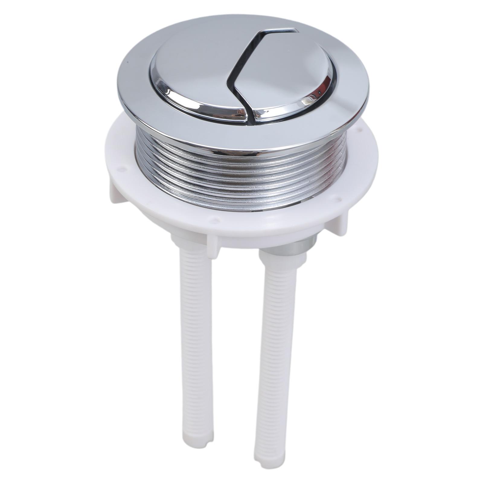 

Round Toilet Tank Flush Button Adjustable Toilet Water Tank Button Double Push Flushing Button Toilet Accessories 48MM