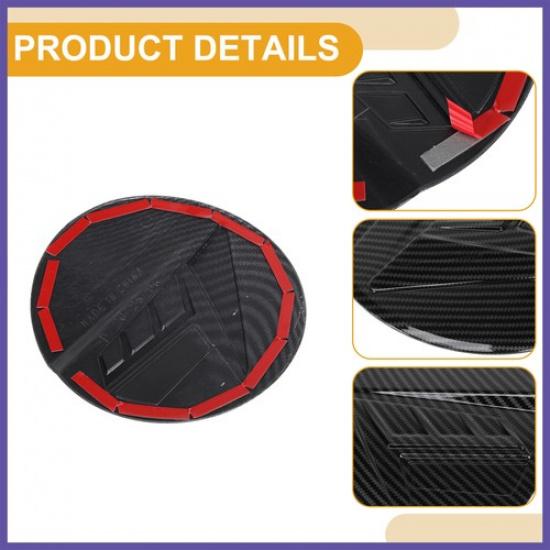 Fuel Tank Door Cap for Hyundai Elantra Gas Tank Flap Carbon Fiber