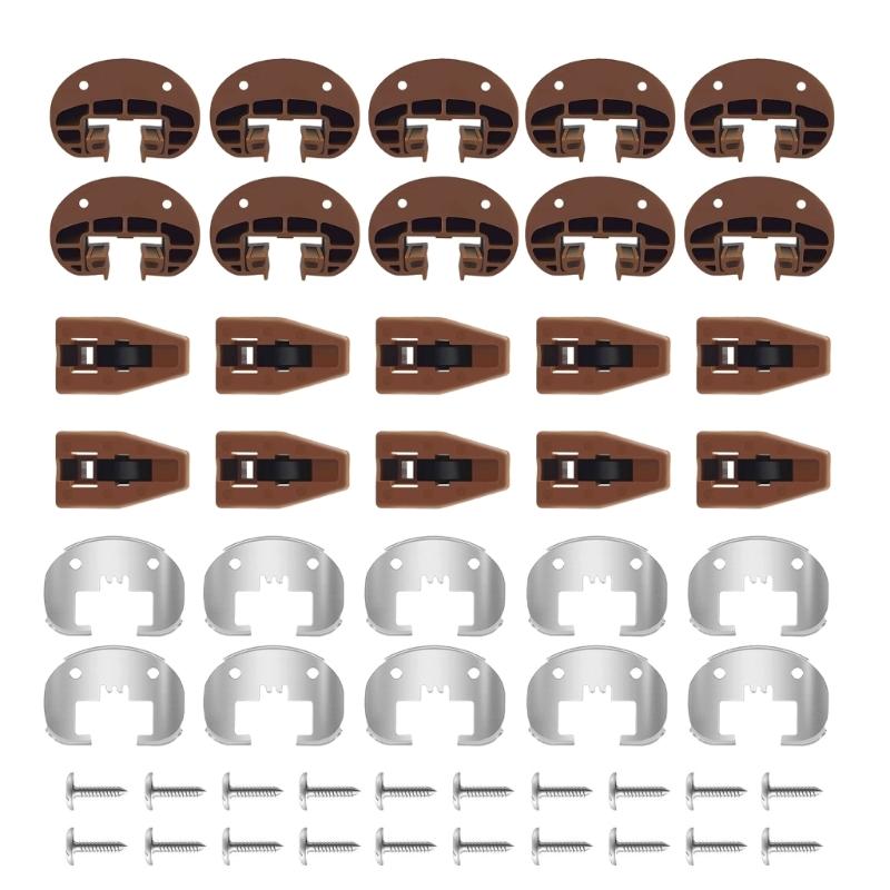 

Sturdy Drawer Rail Accessories 10Pieces Home Accessory Craft Supplies for Craft Supplies Home Renovations Daily Use 1