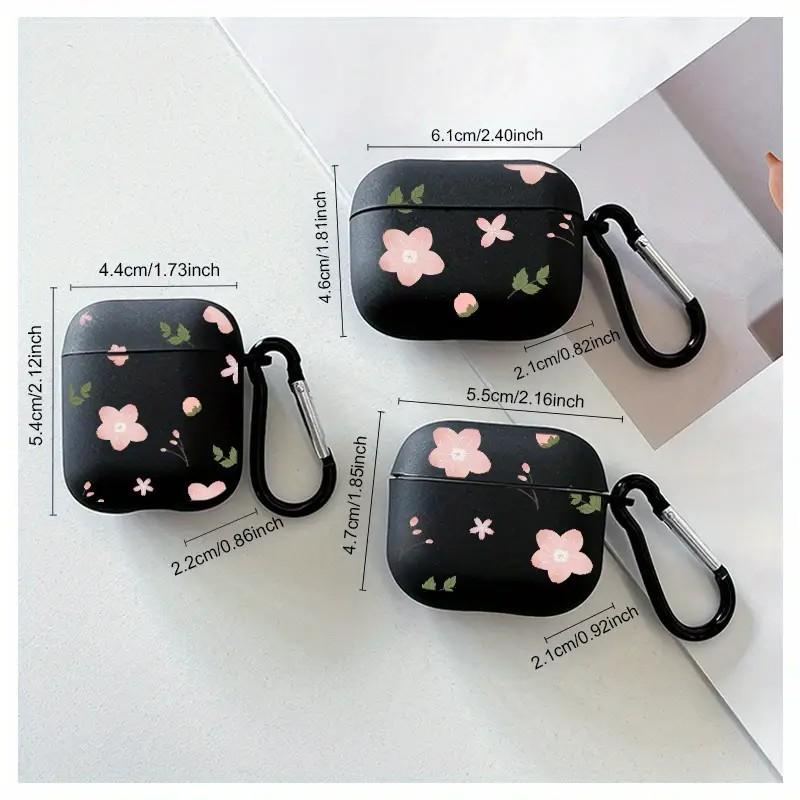 Full screen pink flower suitable for AirPods1/1st generation protective case Apple pro/1 wireless bluetooth headset case